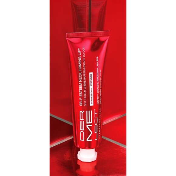 Skincare Dermelect Self-Esteem Neck Firming Lift 2 oz Green Tea Toning Hydrating - Picture 2 of 4